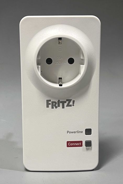 FRITZ! Powerline 1220 – adapter PLC 1200 Mb/s / 2x LAN / przelotowe gniazdko