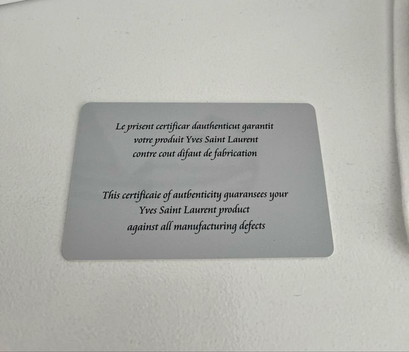 Pasek czarny YSL