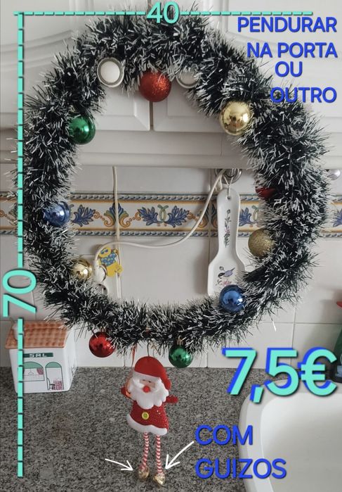 ADEREÇOS E ENFEITES DE NATAL.Casa,Quarto,Sala,Loja.64564143905921122