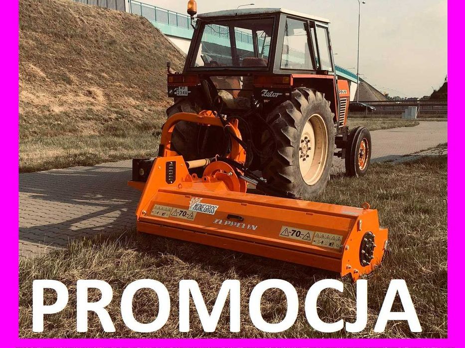 Promocja Kosiarka Bijakowa ZEPPELIN 1400R Mulczer 1600R Tylno Boczna