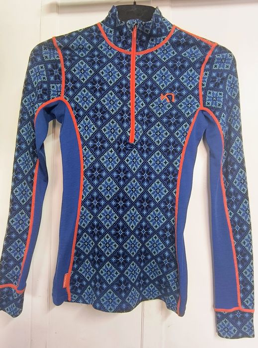 100% merino wełna termoaktywna bluzka XS Keritraa narty trening