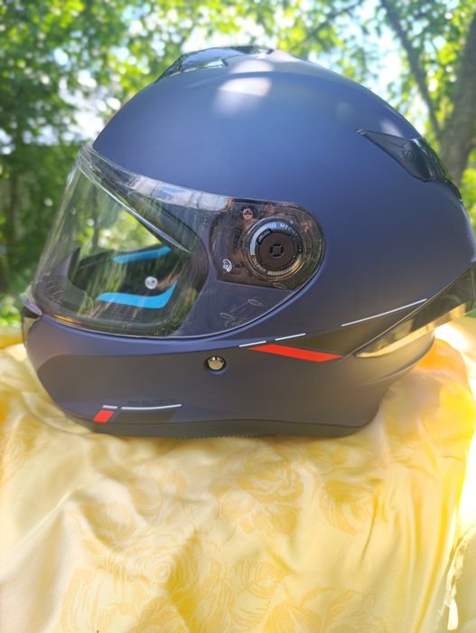 Мотошолом MT Helmets Targo S Solid Matt Blue (Розмір L) [ Мото Рукавиці в подарунок! (Розмір: L) ]