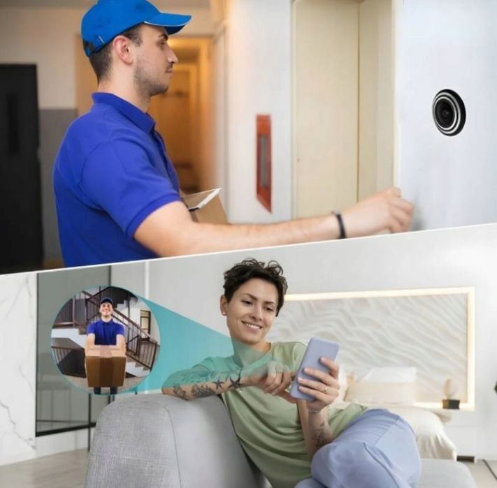 Elektroniczny wizjer do drzwi kamera judasz 1080P HD WIFI