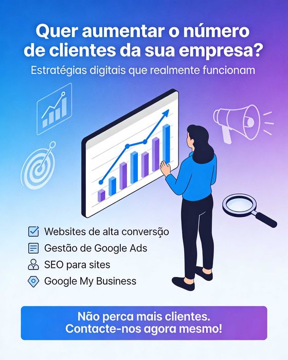 Gestão de Google Ads | SEO Orgânico | Criação Websites e Landing Pages
