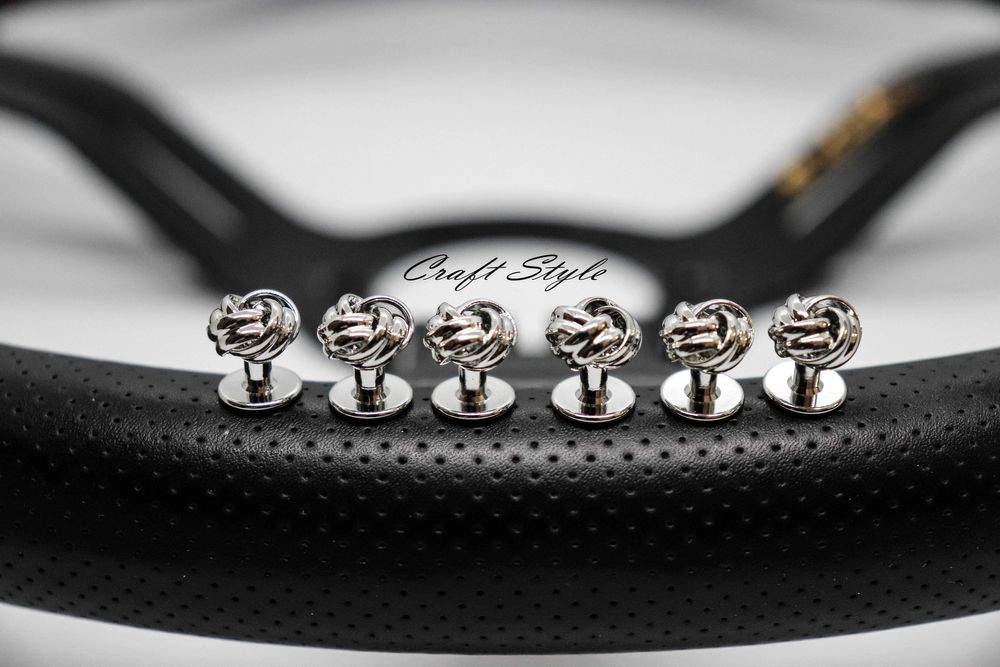 Conjunto de Botões de Punho e Camisa em Nó de Marinheiro Masculino