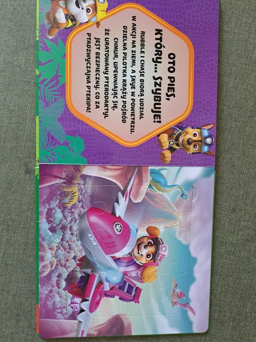 Puzzle -  książka Psi patrol