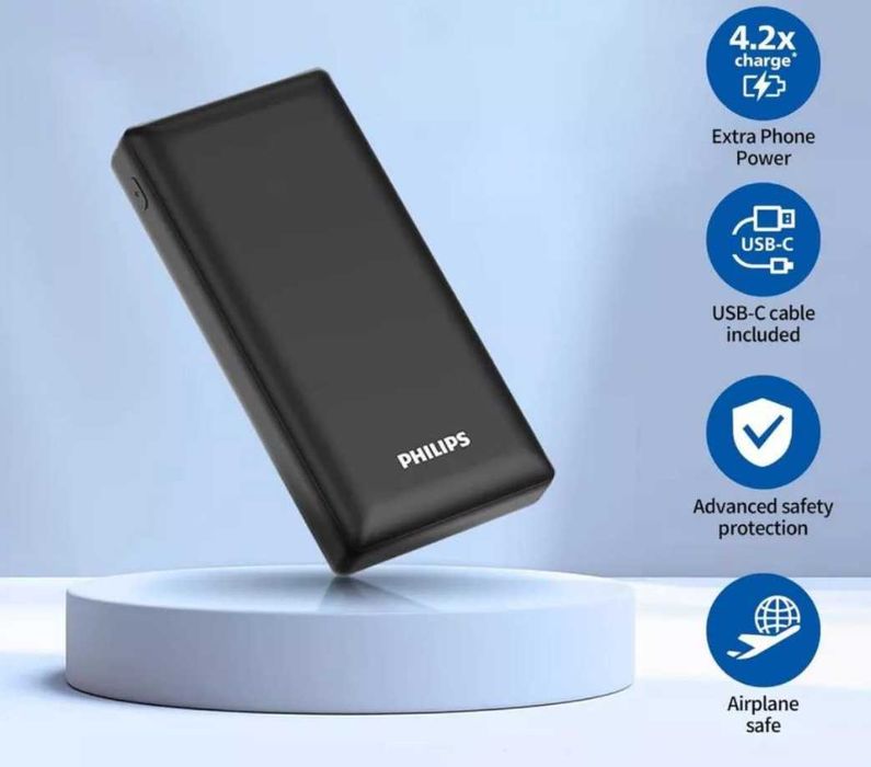 Портативний акумулятор Power Bank 20000 mAh павер банк