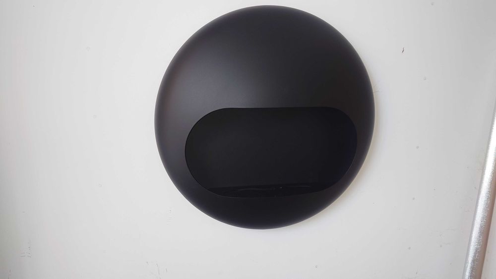 Biokominek ścienny industrialny