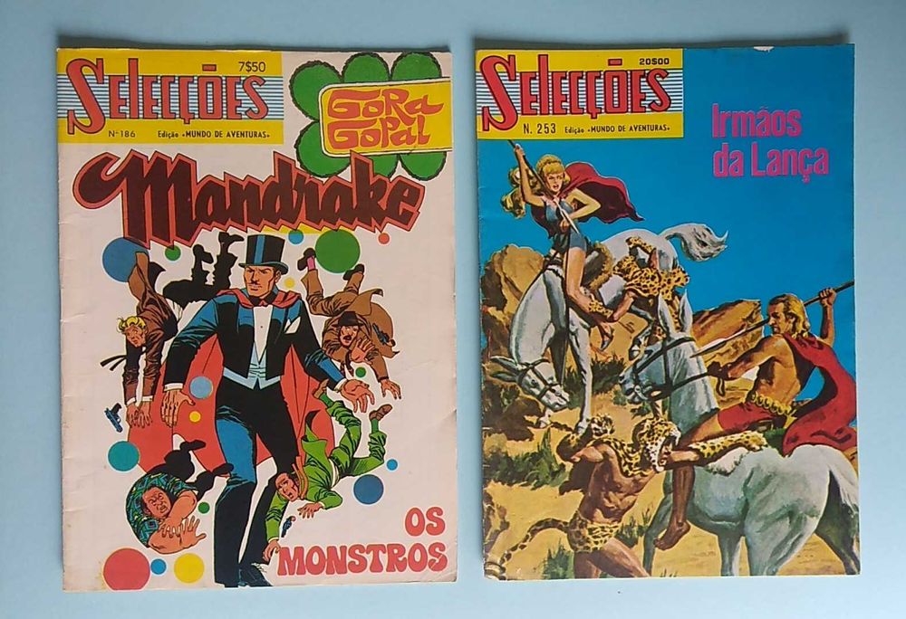 Lote de 13 revistas Selecções do Mundo de Aventuras