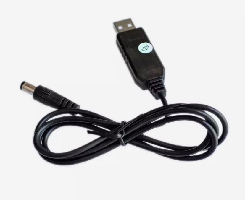 Кабель перетворювач USB 5В на DC 12В