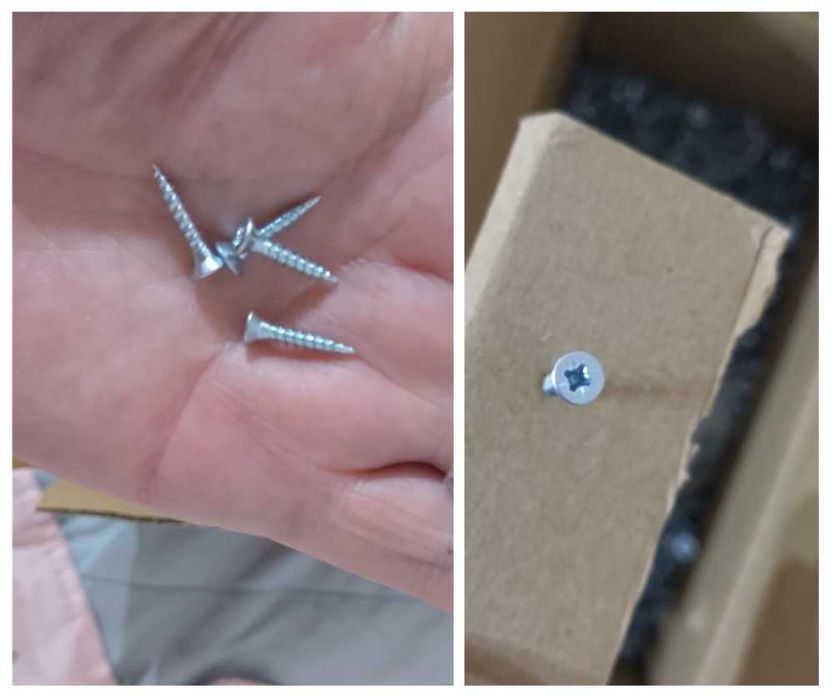 Lote de 3000 parafusos de aço 3 x 16 mm (254)