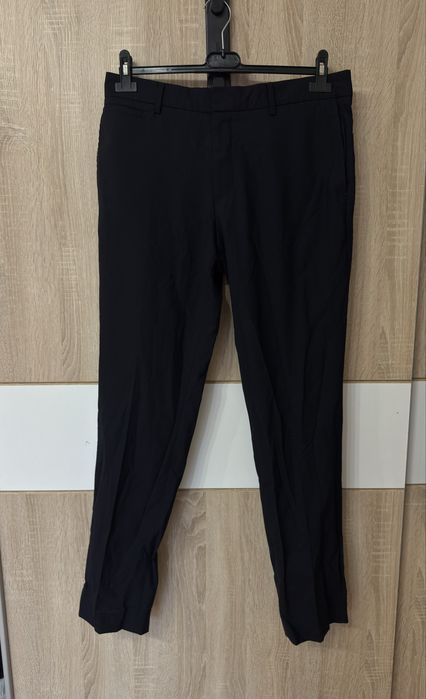 Spodnie Filippa K 52 granatowe XL 100% wool wełna eleganckie old money