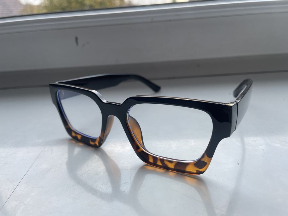 Okulary zerówki panterka