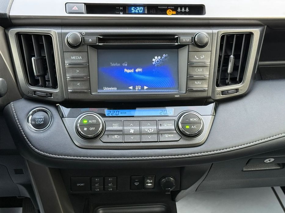 Toyota RAV4 AWD, podgrzewane fotele,  salon Polska, 82 tys km, serwis ASO