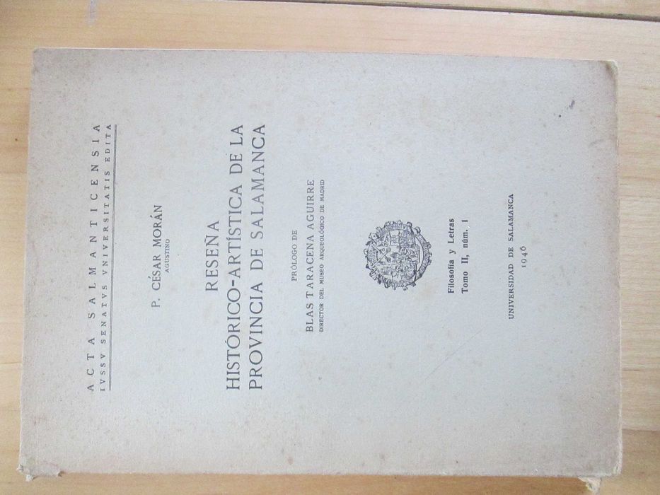 Reseña histórico-artística de la provincia de Salamanca, César Morán