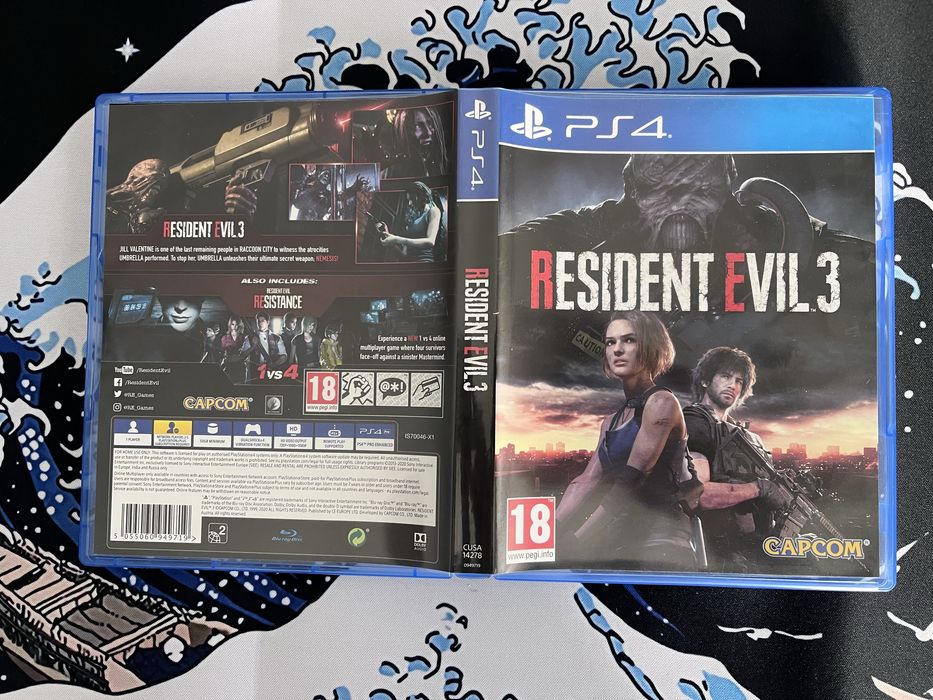 Jogo Resident Evil 3 Nemesis Ps4