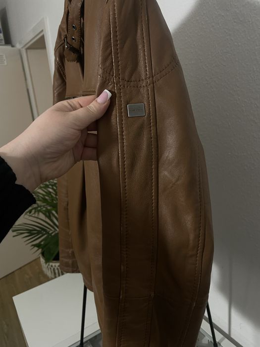 Kurtka skorzana meska naturalna Ross&Cole L/XL