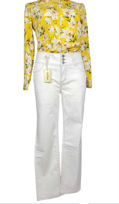 Nowe białe jeansy John Baner 44,XXL spodnie damskie