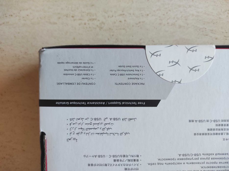 Teclado HyperX Gaming Alloy Rise 75