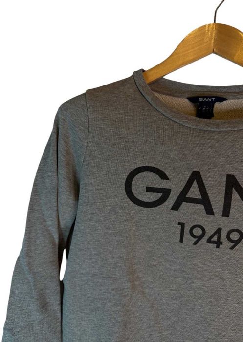 Bluza damska Gant szara z dużym logiem XS