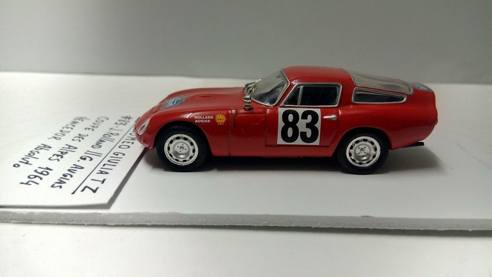 Alfa Romeo Giulia TZ #83 - Vencedor Coupe des Alpes 1964