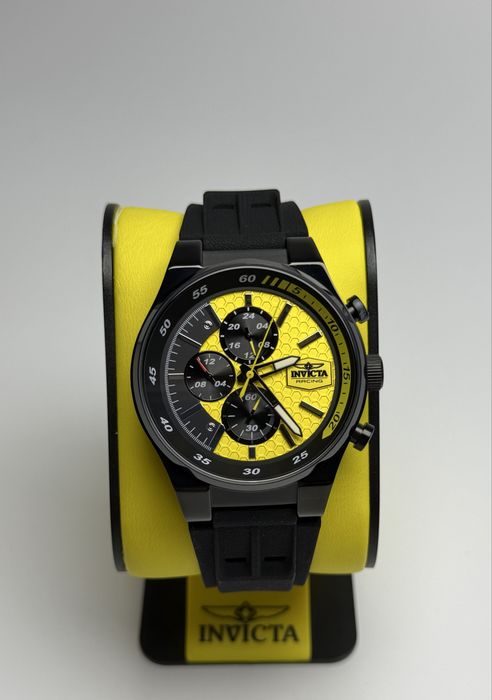 Invicta 48876, яскравий чоловічий годинник, спортивний годинник, invicta racing