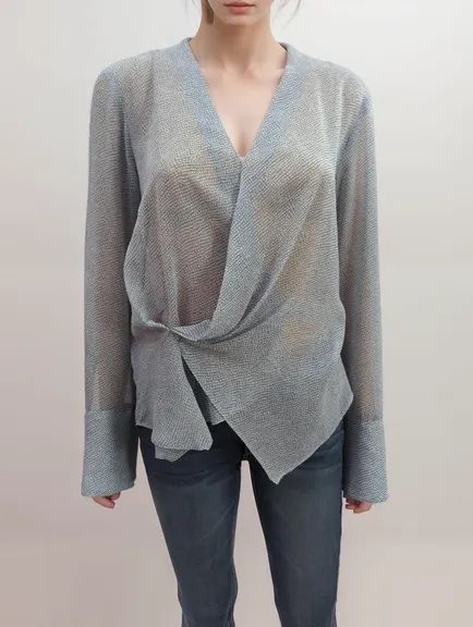 Ніжна блузка з принтом квіти Mango