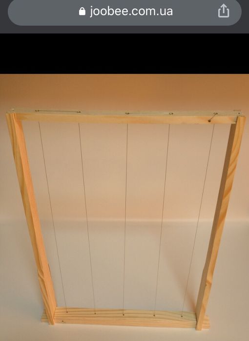 Рамки для українського вулика, зібрана пачка 25 шт з дротом та втулкам ...