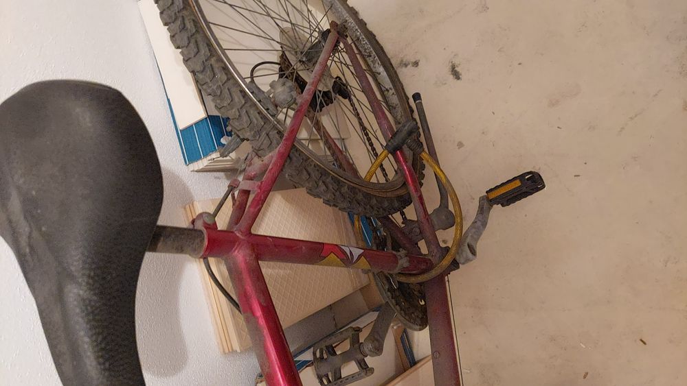 Bicicleta Sempre guardada arrecadação