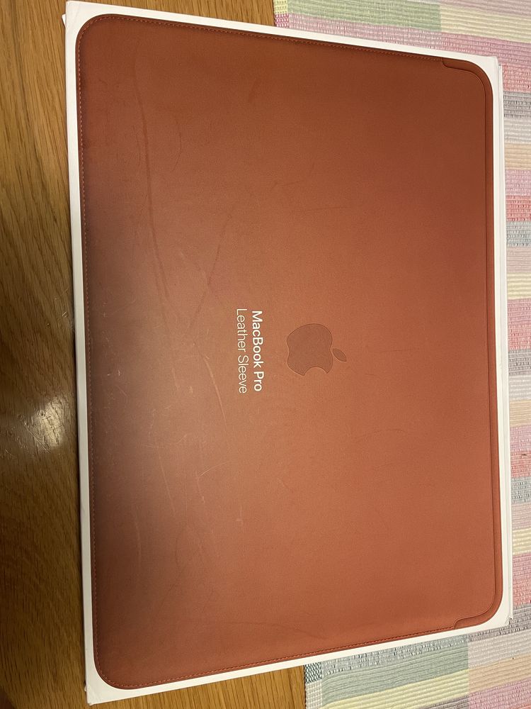 Macbook pro leather sleeve discount