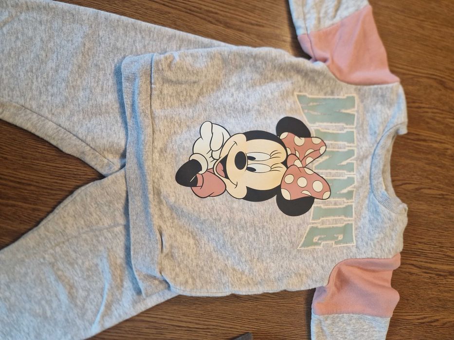 dresy 2 komplety 92 cm dreski h&m myszka minnie