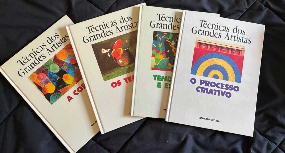 Técnicas dos grandes Artistas - 4 Livros