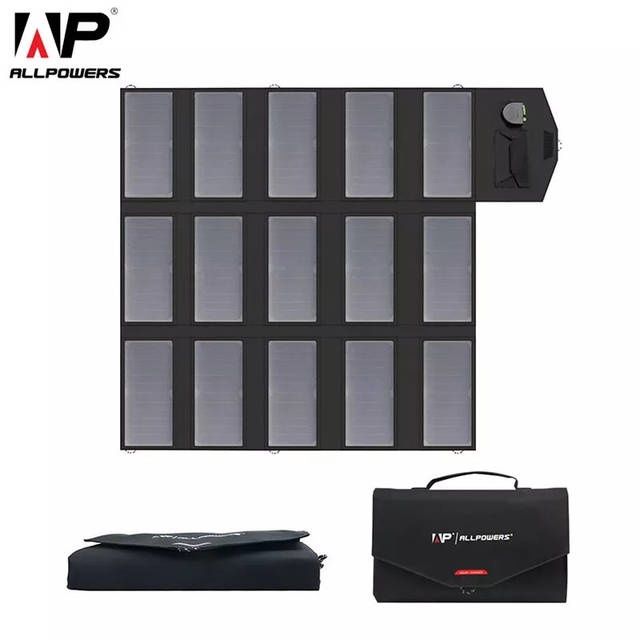 Allpowers 100w портативная солнечная панель сонячна панель портативна