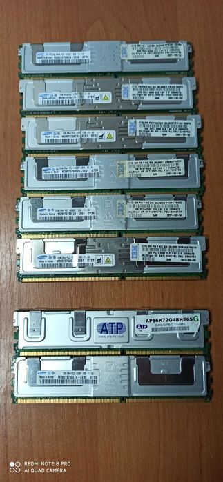 ОЗУ  серверна , планки 2 ГБ, 4 Гб