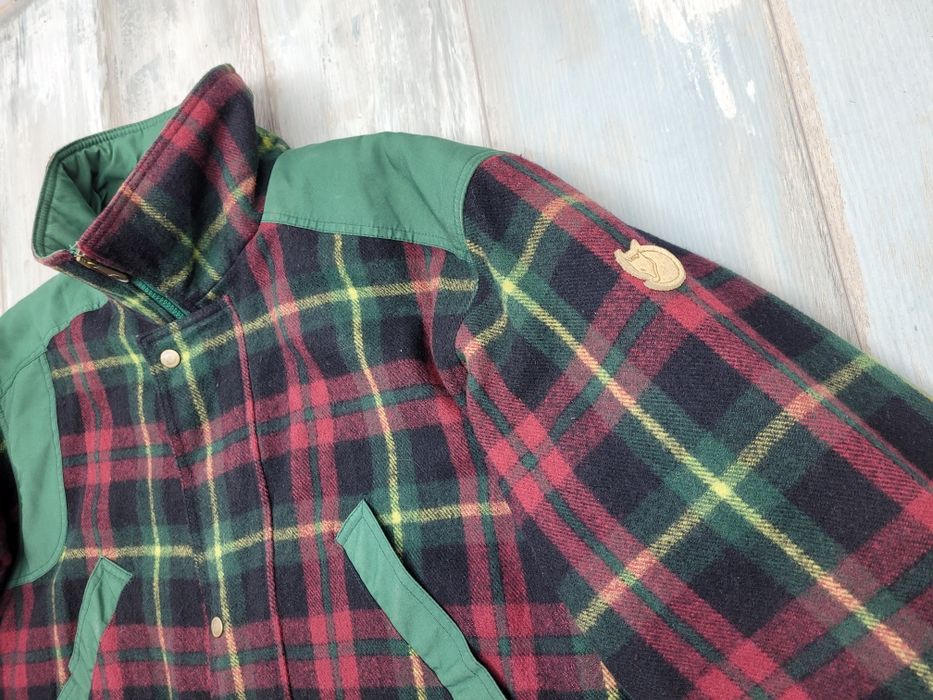 FJALLRAVEN hunting wool jacket wełniana myśliwska kurtka do lasu ryby