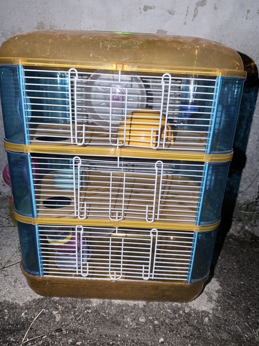 Gaiola hamster 3andares