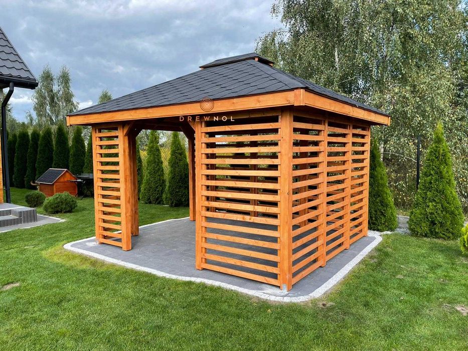 Altanka ogrodowa, altany, altanki, altana, wiata drewniana,Drewnol 3x4