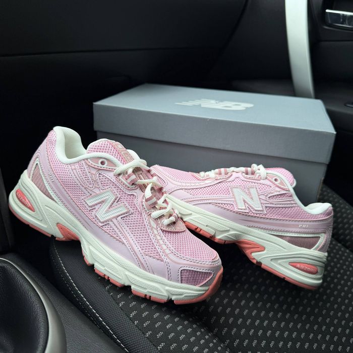 Кросівки Кроссовки New Balance 740 pink white Белый Розовый Білий Рожевий Кросовки демісезон