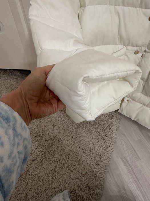 Пуховик ,белый ,MARYMAX