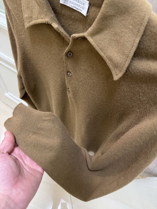 Чоловічий светр -поло Brunello cucinelli .