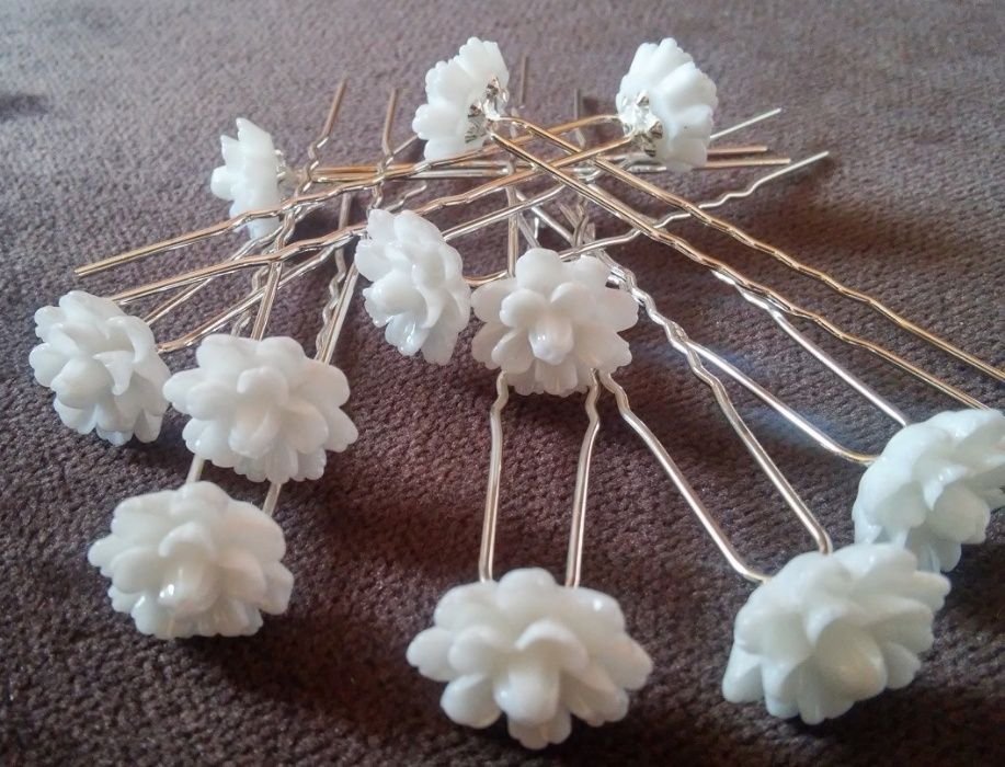 Spinki/wsuwki/szpilki -kok/włosy-biżuteria ślubna i nie tylko