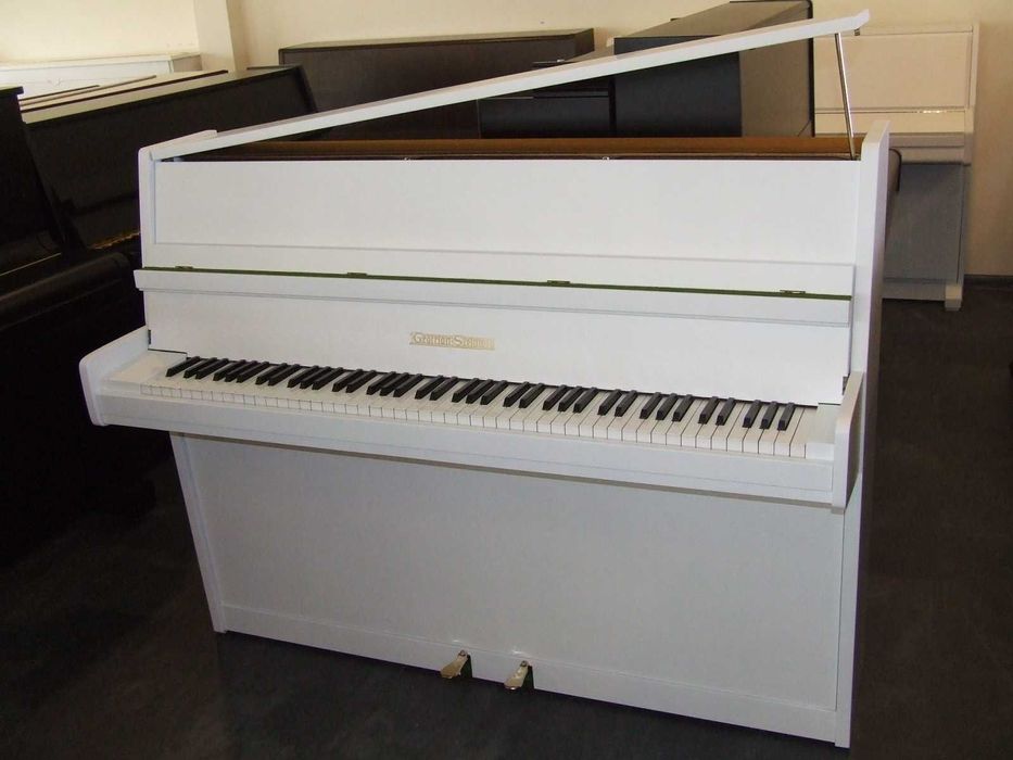 Pianino Grotrian Steinweg mod 110, białe, made in Germany