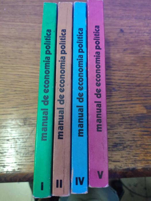 Manual de economia política - nº 1,2,4,5.° - Editorial Estampa (1972)