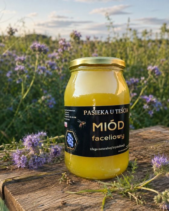 Miód Faceliowy z własnej pasieki