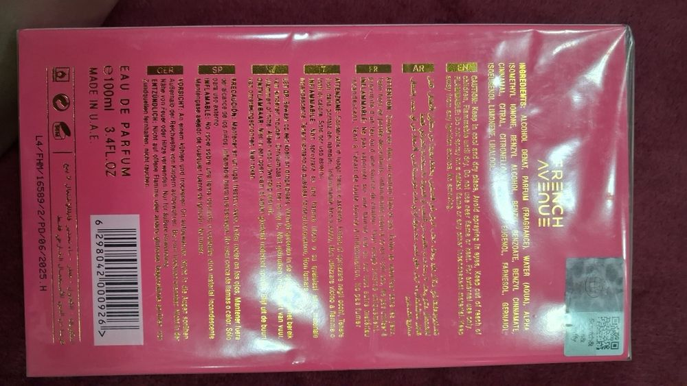 Woda perfumowana arabska Vulcan 100ml.