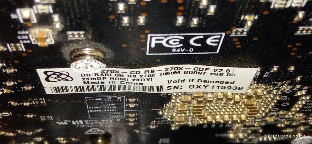 XFX radeon r9 270x 2gb