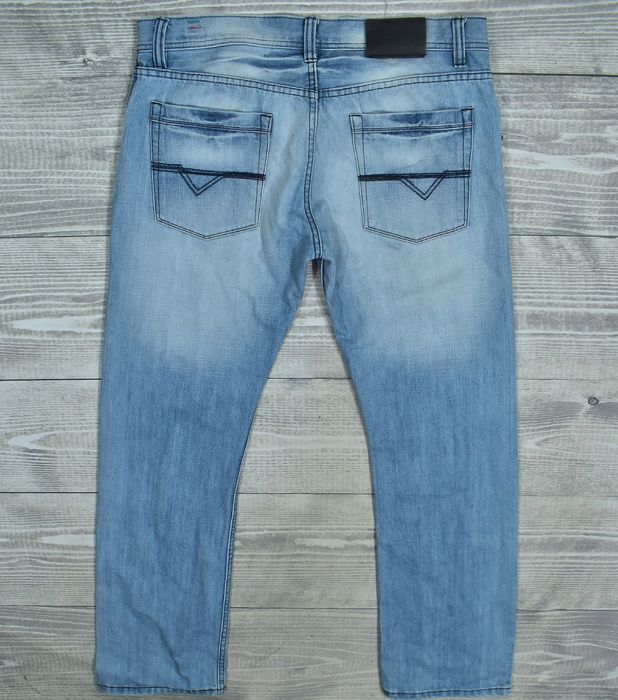 Diesel Męskie Spodnie Jeansowe Straight 38
