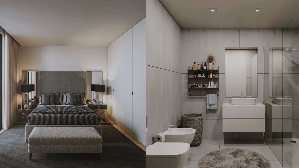 Apartamento T1+1 Novo no Centro de Canidelo, com Jardim e Paddle