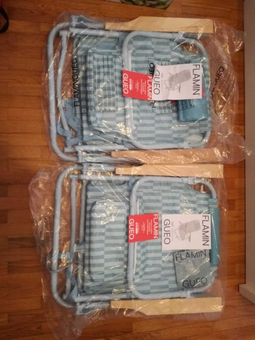 Cadeiras de praia/jardim ODIN NOVAS Reclináveis (5 posições)