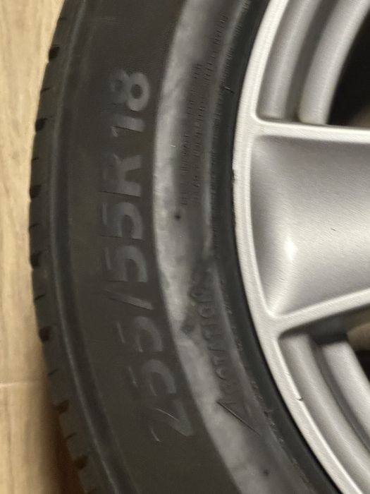 Диски + гума (літні колеса) 255/55r18 Bmw x5 e53-70